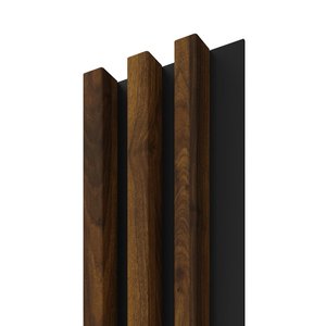 Dřevěná lamela LINEA SLIM 3 - hazelnut / černá